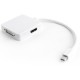 Greenconnect Адаптер-переходник Apple mini DisplayPort 20M > DisplayPort 20F/HDMI 19F/DVI 25+4F, GCR-MDP2DHD