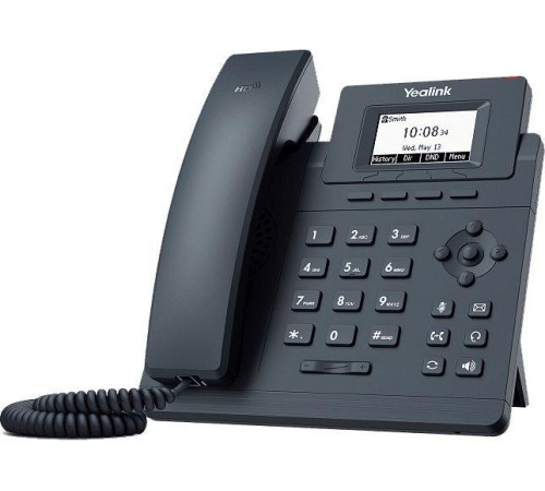 Телефон YEALINK SIP-T30P, 1 аккаунт, 2.3" LCD-экран 132х64, PoE, без БП, шт Телефон YEALINK SIP-T30P, 1 аккаунт, 2.3" LCD-экран 132х64, PoE, без БП, шт