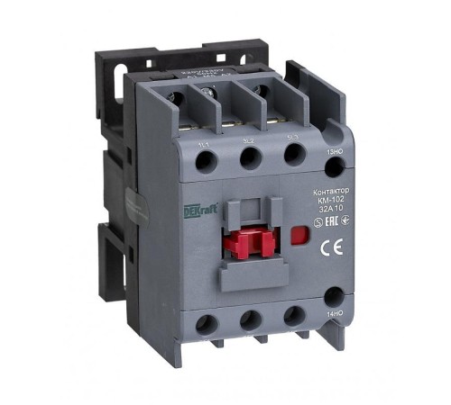 Контактор 32А 220В/230В АС3 АС4 1НО КМ-102