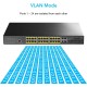 Коммутатор/ 24-Port Layer 2 Managed Gigabit PoE+ Switch with 4 Gigabit Combo Ports, 400W