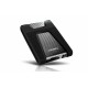 Внешний жесткий диск/ Portable HDD 4TB ADATA HD650 (Black), Silicone, USB 3.2 Gen1, 127x99x27mm, 390g /3 года/