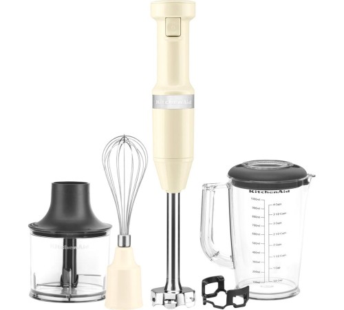Погружной блендер KitchenAid с аксессуарами,Кремовый