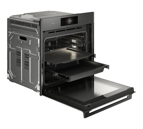 Встраиваемый духовой шкаф ASKO/ 741124, Встраиваемый духовой шкаф ASKO, объем 71 л, сенсорное управление, дисплей, телескопические направляющие, пиролиз, термощуп, дверь SoftClose, максимальная температура духовки 300 градусов, энергоэффективность А+, цве