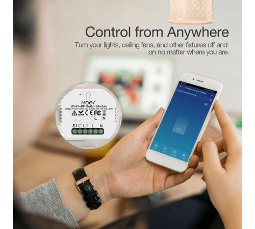 Реле MOES Wi-Fi+RF Switch Module (Вскрытая упаковка) Реле MOES Wi-Fi+RF Switch Module (Вскрытая упаковка)