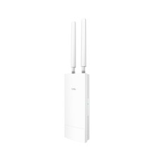 Точка доступа/ AX3000 High Power WiFi 6 Gigabit Outdoor Access Point, 2402Mbps at 5GHz + 574Mbps at 2.4GHz, 1 x Gigabit RJ45, 2 Detachable Antennas, 802.3at/802.3af PoE or 48V passive PoE, IP65 Waterproof, lightning protection, 48V passive PoE adapter inc