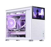 Корпус без блока питания/ Case JONSBO D31 MESH SCREEN, Mini-Tower, TG, no fans, 1xUSB-A 3.0 + 1xUSB-C 3.2, mATX, mDTX, mITX White