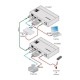 Передатчик HDMI, RS-232 и ИК по витой паре HDBaseT; до 70 м, поддержка 4К60 4:2:0/ 4K60 4:2:0 HDMI HDCP 2.2 Transmitter with RS–232 & IR over Long–Reach HDBaseT
