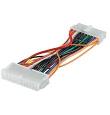 Переходник питания ATX Greenсonnect GC- ST321-0.15 m 24-pin -> 20-pin, (F/M) 22 AWG, медь, пакет