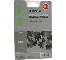 -/ Картридж струйный Cactus CS-CLI451GY серый (10.2мл) для Canon MG6340/5440/IP7240