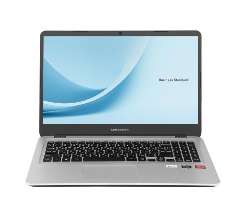 Ноутбук/ Maibenben B115A 15.6"(1920x1080 (матовый) IPS)/AMD Ryzen 7 Pro 4750U(1.7Ghz)/16384Mb/512PCISSDGb/Int:AMD Radeon/Cam/BT/WiFi/51.4WHr/war 2y/1.65kg/Silver/Linux + Screen 60Hz, 16:9