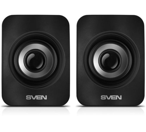 SVEN 130, чёрный, USB, акустическая система 2.0, мощность 2x3 Вт(RMS) SVEN 130, чёрный, USB, акустическая система 2.0, мощность 2x3 Вт(RMS)