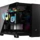 Корпус без блока питания/ Case Corsair iCUE LINK 2500X RGB, Midi-Tower, TG, 2x120mm RGB, 2xUSB-A 3.2, 1xUSB 3.2 Type-C, mATX, mITX Black