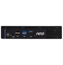 Мини ПК/ HIPER FACTUM FT20  Intel Core i5 14400(2.5Ghz)/16384Mb/512PCISSDGb/noDVD/BT/WiFi/war 1y/1.3kg/черный/Win11Pro + БП 150Вт/металл/VESA Адаптер на 75х75, 100х100