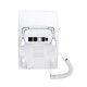 SIP-Телефон Fanvil H5, 2 SIP-акк., 3.5", 480x320 Цвет. экран, POE, БП в комп., 2x100 Mbps, Белый, 6 прог. клав.