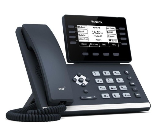 IP телефон YEALINK SIP-T53, 12 аккаунтов, 3.7" LCD-экран 360х160,USB, GigE, без БП, шт IP телефон YEALINK SIP-T53, 12 аккаунтов, 3.7" LCD-экран 360х160,USB, GigE, без БП, шт