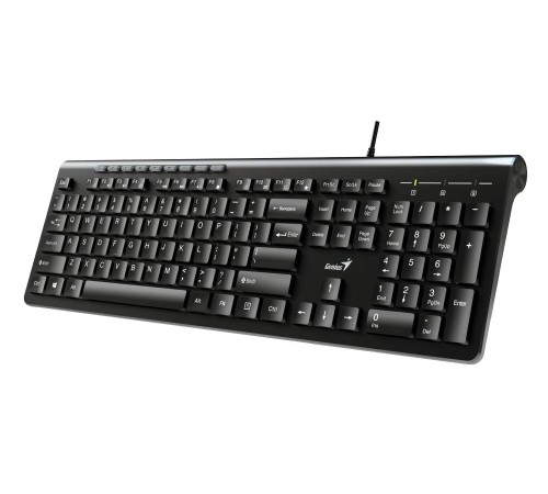 Клавиатура проводная Genius SlimStar 230II Black (Мятая упаковка) Клавиатура проводная Genius SlimStar 230II Black (Мятая упаковка)