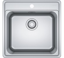 Мойка Franke 101.0689.942/ Best, Серия BELL, Мойка BCX 610-51 TL, мойка 510 x 510 mm, чаша 445 x 380 x 200 mm,  монтаж сверху, скрытый перелив, крепления FastFix