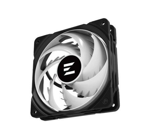 Вентилятор для корпуса ZALMAN ZM-AF120 ARGB BLACK, 120x120x25mm, 4-PIN PWM, 600-2000 RPM, 29,7 DBA MAX, HYDRO BEARING