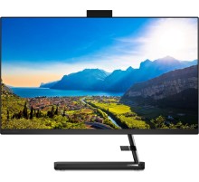 Моноблок/ Lenovo IdeaCentre AIO 3 27IAP7   27"(1920x1080 IPS)/Intel Core i5 12450H(2Ghz)/16384Mb/512SSDGb/noDVD/Int:Intel UHD Graphics/Cam/BT/WiFi/war 1y/8.82kg/black/noOS + RU kbd, mouse USB
