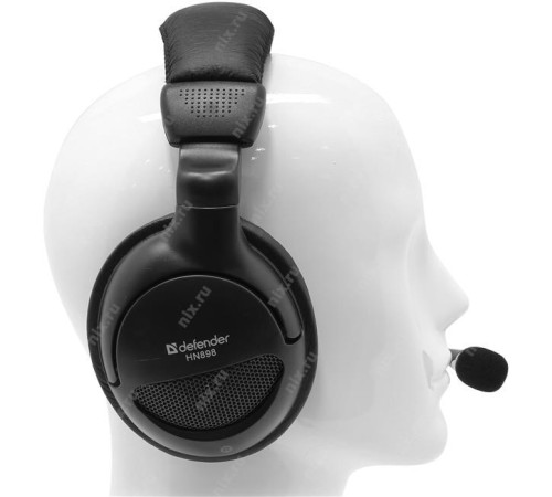 Defender Компьютерная гарнитура Orpheus HN-898 черный, кабель 3 м