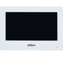 Видеодомофон IP 7 дюймовый с WiFi 2.4ГГц белый 1024x600 разрешение мкостной сенсорный экран; тревожные входы / выходы 6/1; LAN; Возможность просмотра IP видеокамер; Питание: DC 12В/PoE; Габаритные размеры: 190 мм 135 мм 26 мм; Установка-на стену.