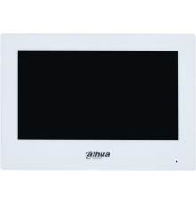Видеодомофон IP 7 дюймовый с WiFi 2.4ГГц белый 1024x600 разрешение мкостной сенсорный экран; тревожные входы / выходы 6/1; LAN; Возможность просмотра IP видеокамер; Питание: DC 12В/PoE; Габаритные размеры: 190 мм 135 мм 26 мм; Установка-на стену.