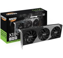 Видеокарта INNO3D RTX 5070 X3 OC//RTX5070, HDMI, DP*3, 12G,D7