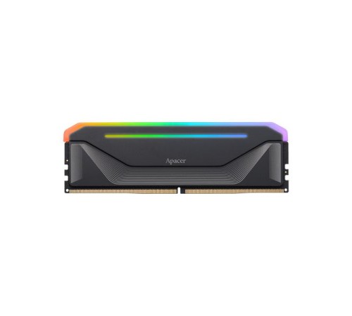 Оперативная память Apacer  DDR5  16GB  6000MHz DIMM NOX RGB Black Gaming Memory CL38 1.35V (Retail) 2048*8  Heat Sink (Retail) 3 years (AH5U16G60C622NBAA-1)