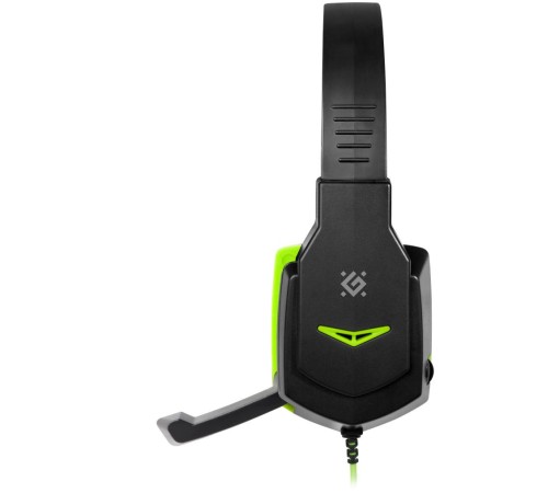 Defender Игровая гарнитура Warhead G-320 черный+зеленый, кабель 1.8 м
