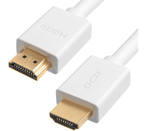 Greenconnect Кабель 1.0m HDMI версия 2.0 HDR 4:2:2, Ultra HD, 4K 60 fps 60Hz/5K*30Hz, 3D, AUDIO, 18.0 Гбит/с, 28/28 AWG, OD7.3mm, тройной экран, белый, GCR-HM761-1.0m Greenconnect Кабель 1.0m HDMI версия 2.0 HDR 4:2:2, Ultra HD, 4K 60 fps 60Hz/5K*30Hz, 3D, AUDIO, 18.0 Гбит/с, 28/28 AWG, OD7.3mm, тройной экран, белый, GCR-HM761-1.0m