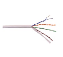 Кабель Кабель LANMASTER U/UTP, 4 пары, Кат. 5E, 350 МГц, LSZH, нг(А)-HF, серый, 305 м