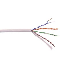 Кабель Кабель LANMASTER U/UTP, 4 пары, Кат. 5E, 350 МГц, LSZH, нг(А)-HF, серый, 305 м