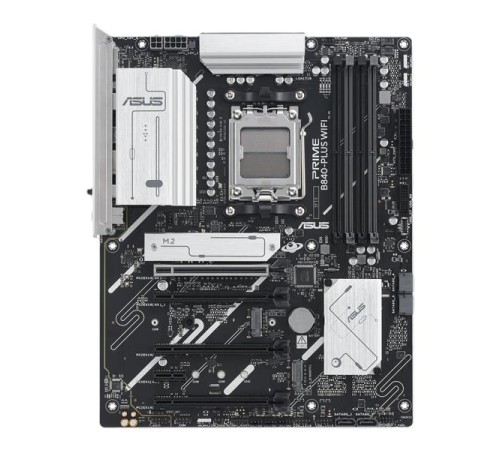 Материнская плата ASUS PRIME B840-PLUS WIFI, AM5, B840, 4*DDR5, 4*SATA, 3*M.2, 3*USB 3.2, 4*USB 2.0, Type-C, 5*PCIx16, 1*PCIx1, DP+HDMI, ATX; 90MB1IZ0-M0EAY0