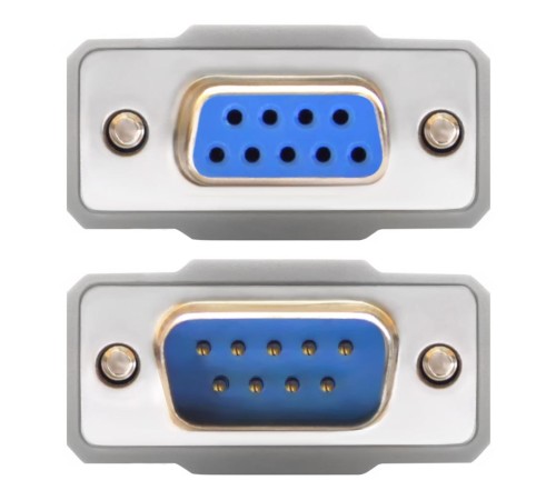 Greenconnect Удлинитель 0.5m RS-232/RS-232 9M/9F Premium GCR-DB9CM2F-0.5m, серый 30 AWG Greenconnect Удлинитель 0.5m RS-232/RS-232 9M/9F Premium GCR-DB9CM2F-0.5m, серый 30 AWG