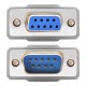 Greenconnect Удлинитель 0.5m RS-232/RS-232 9M/9F Premium GCR-DB9CM2F-0.5m, серый 30 AWG