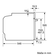 Встраиваемая электрическая духовка BOSCH Встраиваемый духовой шкаф с 14 режимами нагрева,контроль температуры от 30 °C до 300 °C,объем 71 л,Eco Clean Direct,TFT сенсорный дисплей,дверь с SoftClose и SoftOpen, Bosch Assist,система очистки гидролитическая,E