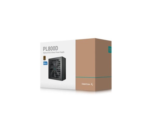 Блок питания Deepcool PL800D (ATX 3.0, 800W, PWM 120mm fan, Active PFC+DC to DC, 80+ BRONZE) RET Блок питания Deepcool PL800D (ATX 3.0, 800W, PWM 120mm fan, Active PFC+DC to DC, 80+ BRONZE) RET