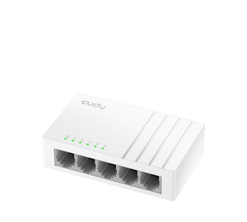 Коммутатор/ 5-Port 10/100 Mbps Desktop Switch, 5 10/100M RJ45 Ports, Loop Detection, Desktop Plastic Case, Power Saving, Plug & Play