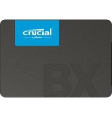 Твердотельный накопитель/ Crucial SSD BX500, 500GB, 2.5" 7mm, SATA3, 3D TLC, R/W 550/500MB/s, IOPs 95 000/61 000, TBW 120, DWPD 0.2 (12 мес.)