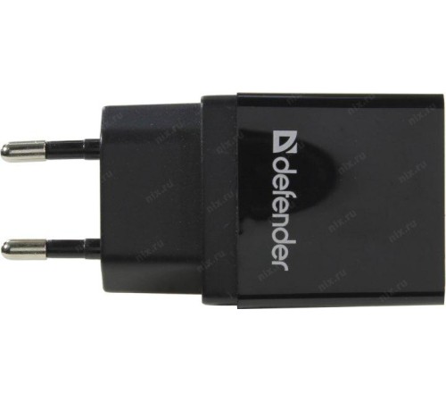 Defender Сетевой адаптер UPA-21 черный, 1xUSB, 5V/2.1А