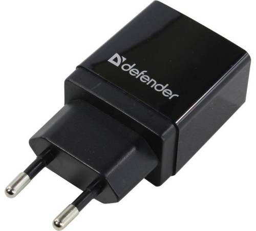 Defender Сетевой адаптер UPA-21 черный, 1xUSB, 5V/2.1А