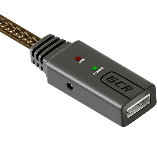 Greenconnect Удлинитель 3.0m USB 2.0, AM/AF, черно-прозрачный, с активным усилителем сигнала, 28/24 AWG, разъём для доп.питания, GCR-UEC3M2-BD2S-3.0m Greenconnect Удлинитель 3.0m USB 2.0, AM/AF, черно-прозрачный, с активным усилителем сигнала, 28/24 AWG, разъём для доп.питания, GCR-UEC3M2-BD2S-3.0m