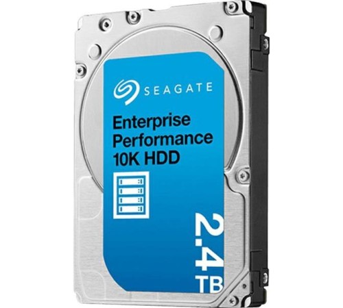 Жесткий диск Seagate Exos 10E2400 HDD 2,5" SAS 2,4Tb, SAS 12Гбит/с, 10000 rpm, 256Mb buffer, 512e/4K, Cache eMLC 16Gb, 15mm, ST2400MM0129, 1 year (следы установки)