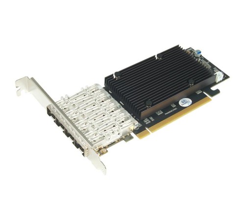 Сетевая карта/ 25G Quad Port SFP28 PCIe Ethernet Adapter with Intel E810-CAM1 Chipset Сетевая карта/ 25G Quad Port SFP28 PCIe Ethernet Adapter with Intel E810-CAM1 Chipset