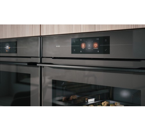 Встраиваемый духовой шкаф ASKO/ 741123, Встраиваемый духовой шкаф ASKO, высота 60 см, функция приготовления на пару, объем 73 л, полноцветный сенсорный TFT-дисплей, 132 автоматические программы, 11 режимов нагрева, режим ProRoast, Су-вид, плавное открыван