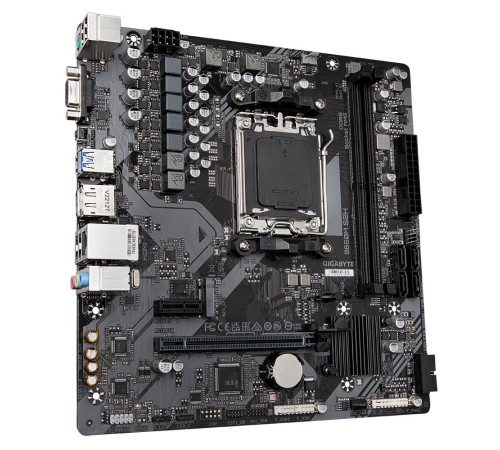 Материнская плата/ MB GIGABYTE AMD B650 sAM5, 2xDDR5(96GB), D-SUB/HDMI 2.1/DP, 1xPCIe 4.0x16, 1xPCIe 3.0, 1xLAN, 4xSATA 6Gb/s, 1xM.2, 2xUSB 3.2, 4xUSB 2.0, 1xPS/2, mATX Материнская плата/ MB GIGABYTE AMD B650 sAM5, 2xDDR5(96GB), D-SUB/HDMI 2.1/DP, 1xPCIe 4.0x16, 1xPCIe 3.0, 1xLAN, 4xSATA 6Gb/s, 1xM.2, 2xUSB 3.2, 4xUSB 2.0, 1xPS/2, mATX