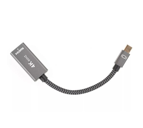 Адаптер/ Адаптер miniDP --> HDMI-F 0.15м , оплетка, 4K@60Hz, Telecom (TA565) Адаптер/ Адаптер miniDP --> HDMI-F 0.15м , оплетка, 4K@60Hz, Telecom (TA565)