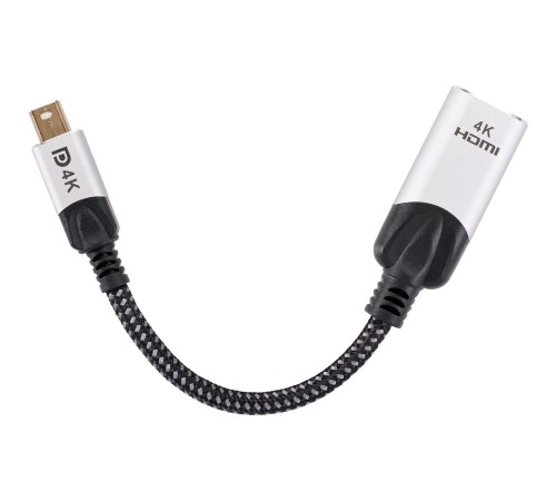 Адаптер/ Адаптер miniDisplayPort(M) ---> HDMI(F) 0.15m 4K@60Hz VCOM <CG616M-0.15> Адаптер/ Адаптер miniDisplayPort(M) ---> HDMI(F) 0.15m 4K@60Hz VCOM <CG616M-0.15>