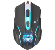 Defender Проводная игровая мышь Skull GM-180L оптика,6кнопок,800-3200dpi