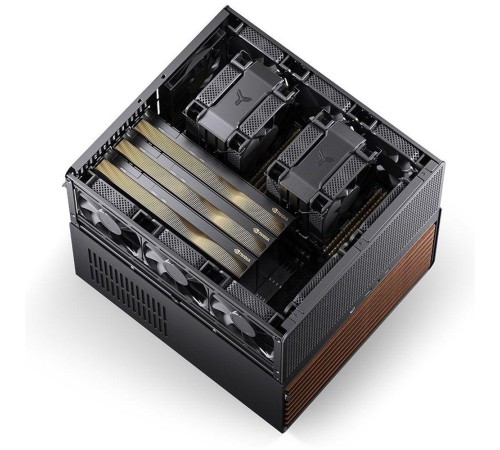 Корпус без блока питания/ Case JONSBO N5, Mini-Tower, 3x120mm, 1xUSB-A 3.0 + 1xUSB-C 3.2, E-ATX, ATX, mATX, mITX Black Корпус без блока питания/ Case JONSBO N5, Mini-Tower, 3x120mm, 1xUSB-A 3.0 + 1xUSB-C 3.2, E-ATX, ATX, mATX, mITX Black